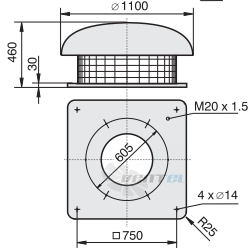 Rosenberg DHW 560-4-4 D - описание, технические характеристики, графики